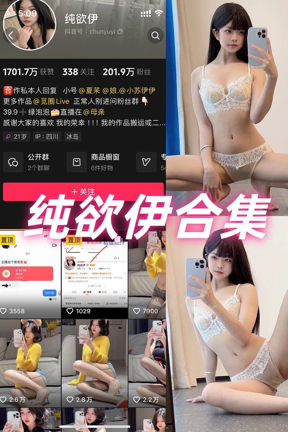 抖音 纯欲伊 微密圈  NO.001-017期 合集